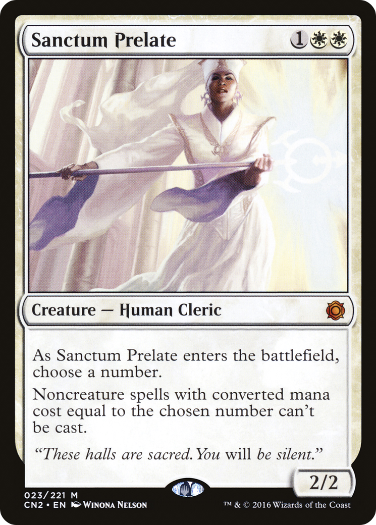 Sanctum Prelate (CN2-023) - Conspiracy: Take the Crown - Premium MTG Single from Wizards of the Coast - Just $0.35! Shop now at Game Crave Tournament Store