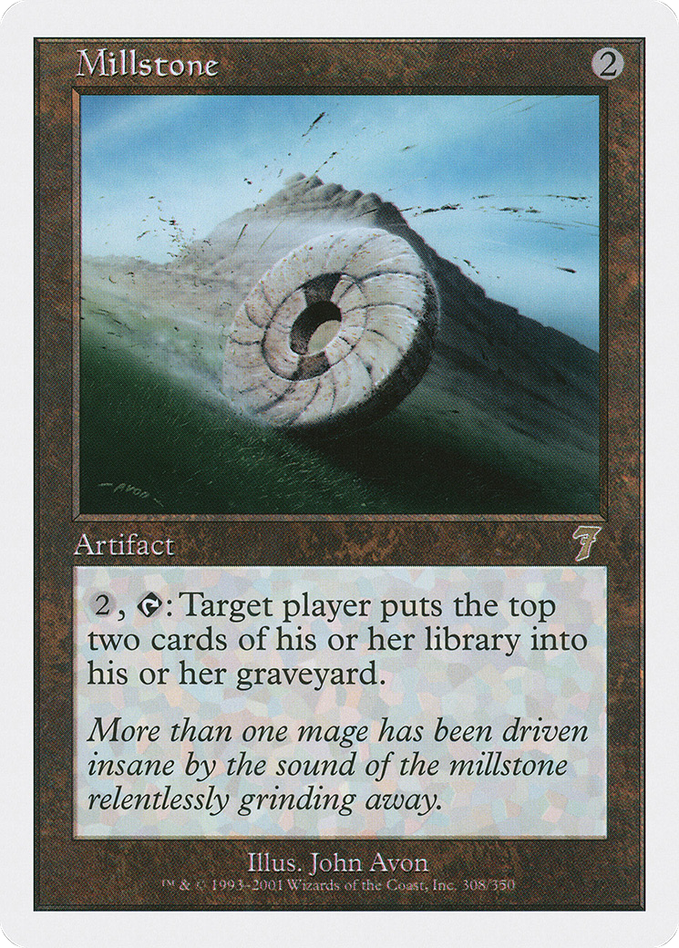 Millstone (7ED-308) - Seventh Edition - Premium MTG Single from Wizards of the Coast - Just $0.25! Shop now at Game Crave Tournament Store