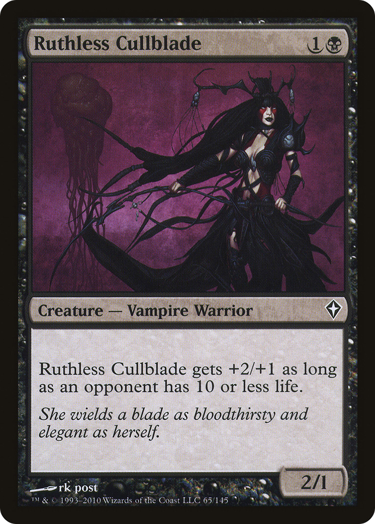 Ruthless Cullblade (WWK-065) - Worldwake - Premium MTG Single from Wizards of the Coast - Just $0.08! Shop now at Game Crave Tournament Store
