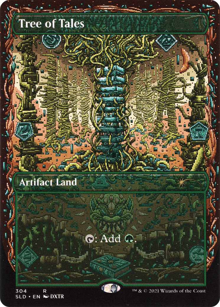 Tree of Tales (SLD-304) - Secret Lair Drop (Borderless) Foil - Premium MTG Single from Wizards of the Coast - Just $7.45! Shop now at Game Crave Tournament Store