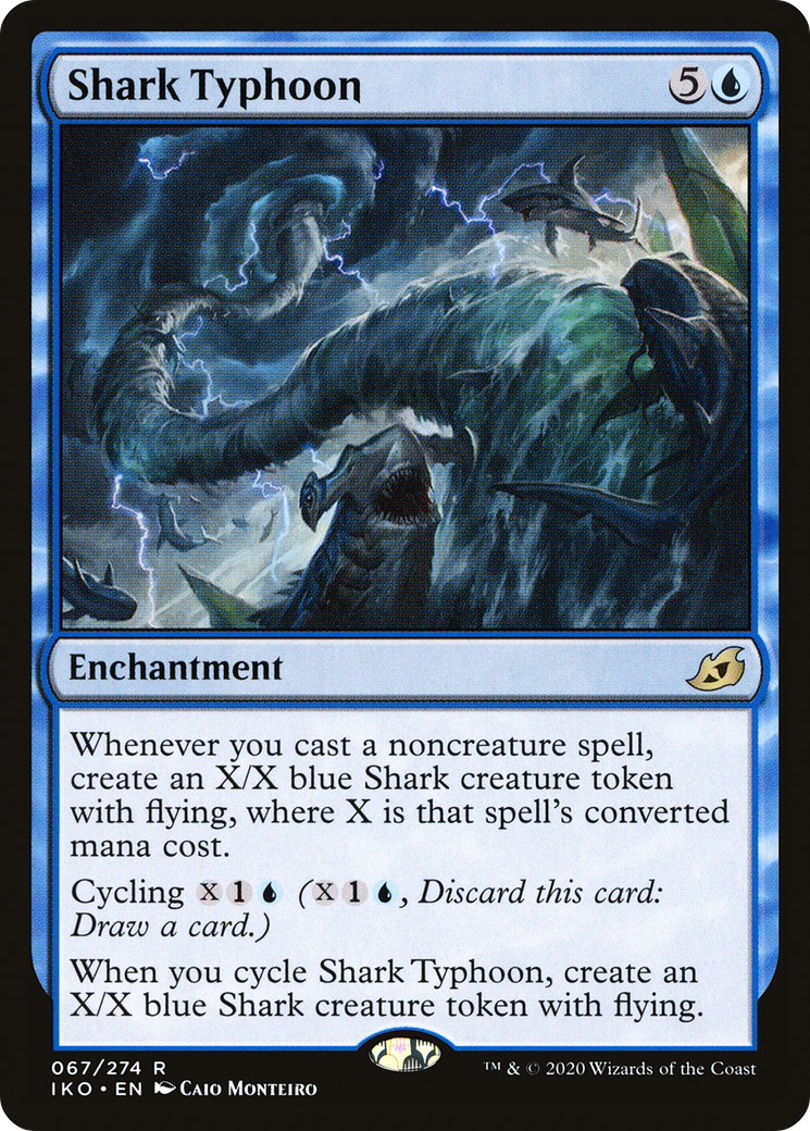 Shark Typhoon (IKO-067) - Ikoria: Lair of Behemoths - Premium MTG Single from Wizards of the Coast - Just $0.22! Shop now at Game Crave Tournament Store