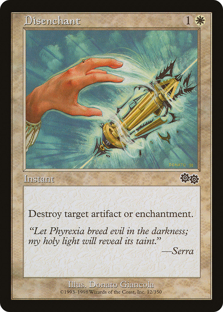 Disenchant (USG-012) - Urza's Saga - Premium MTG Single from Wizards of the Coast - Just $0.08! Shop now at Game Crave Tournament Store
