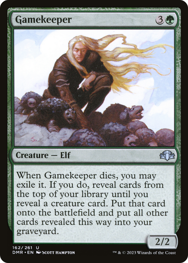 Gamekeeper (DMR-162) - Dominaria Remastered - Premium MTG Single from Wizards of the Coast - Just $0.25! Shop now at Game Crave Tournament Store