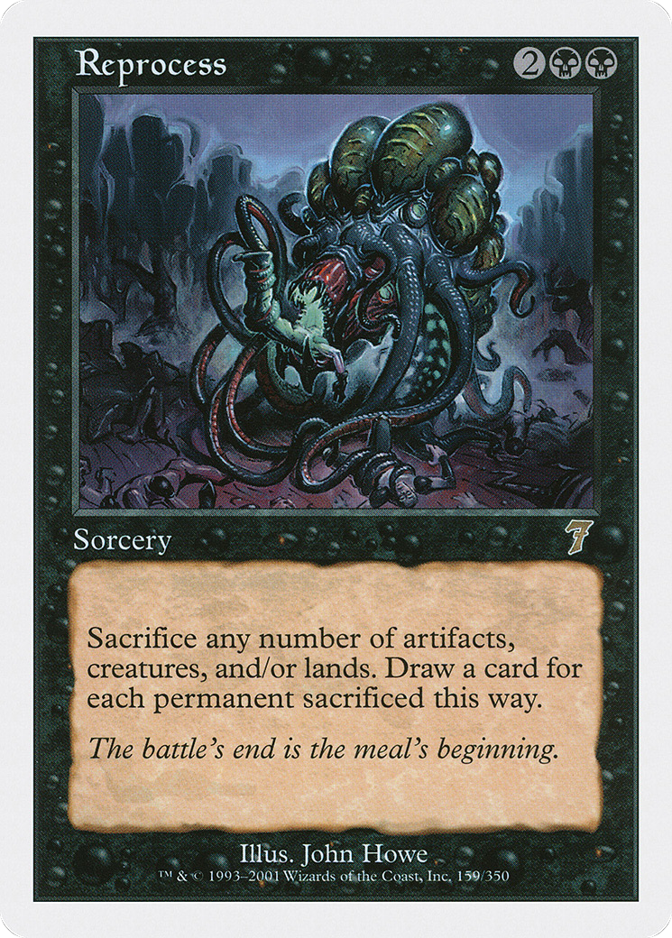 Reprocess (7ED-159) - Seventh Edition - Premium MTG Single from Wizards of the Coast - Just $3.95! Shop now at Game Crave Tournament Store