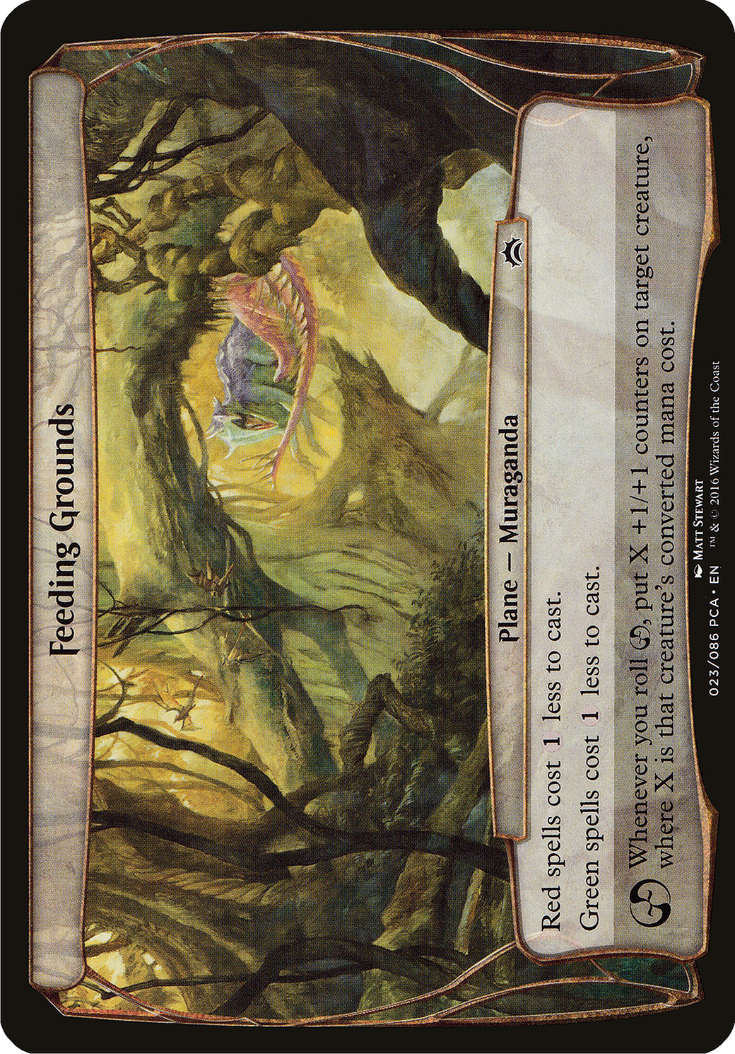 Feeding Grounds (OPCA-023) - Planechase Anthology Planes - Premium MTG Single from Wizards of the Coast - Just $1.04! Shop now at Game Crave Tournament Store