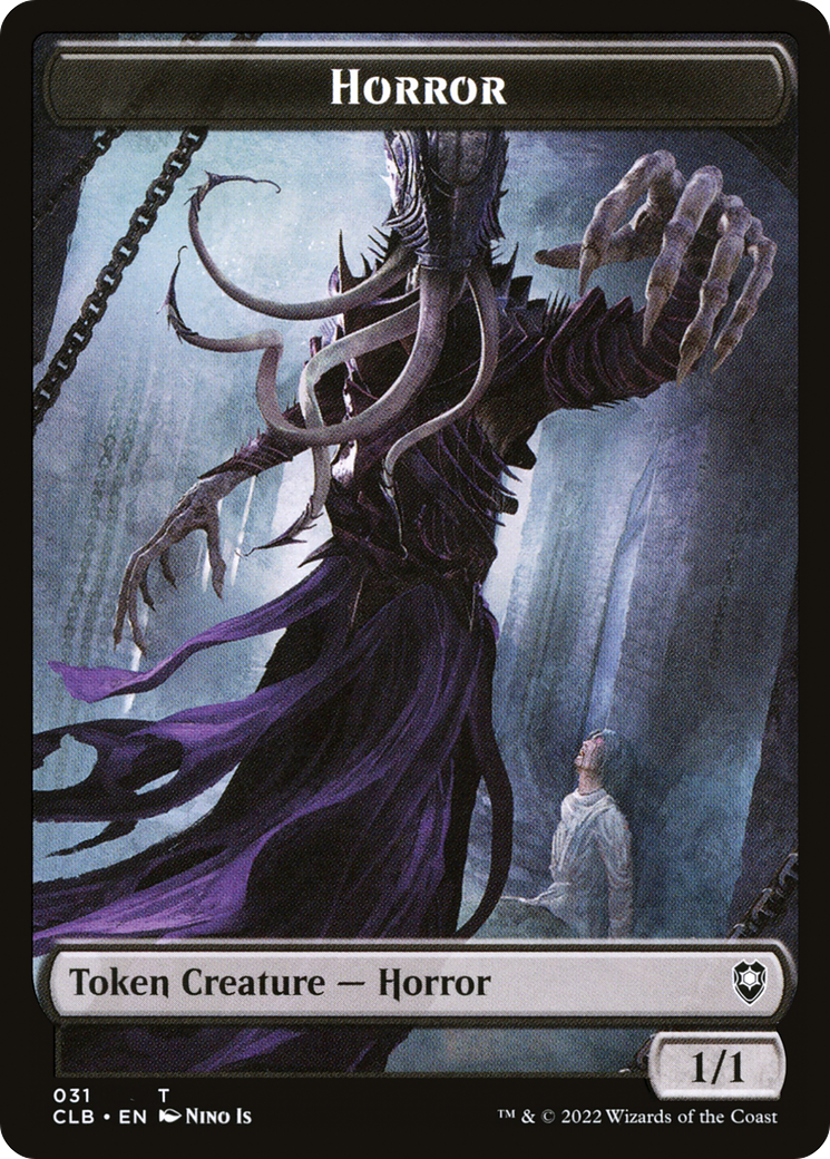 Horror (TCLB-031) - Battle for Baldur's Gate Tokens - Premium MTG Single from Wizards of the Coast - Just $0! Shop now at Game Crave Tournament Store