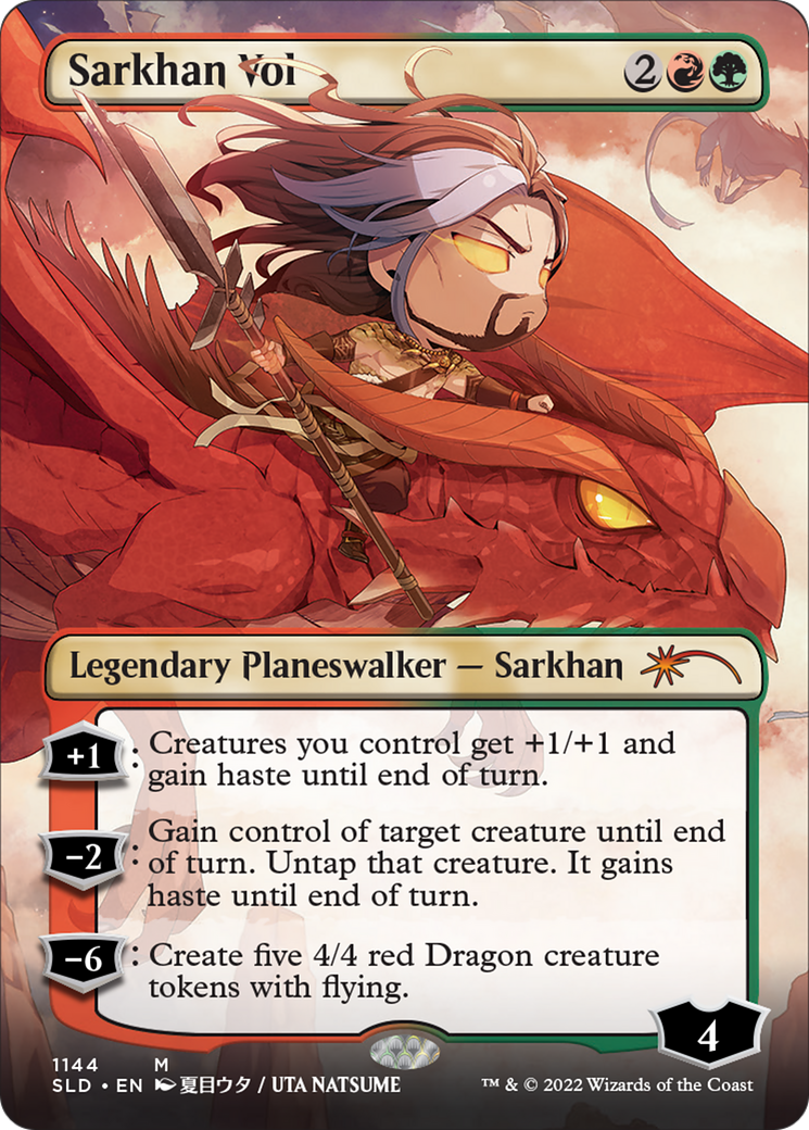 Sarkhan Vol (SLD-1144) - Secret Lair Drop (Borderless) Foil - Premium MTG Single from Wizards of the Coast - Just $1.71! Shop now at Game Crave Tournament Store