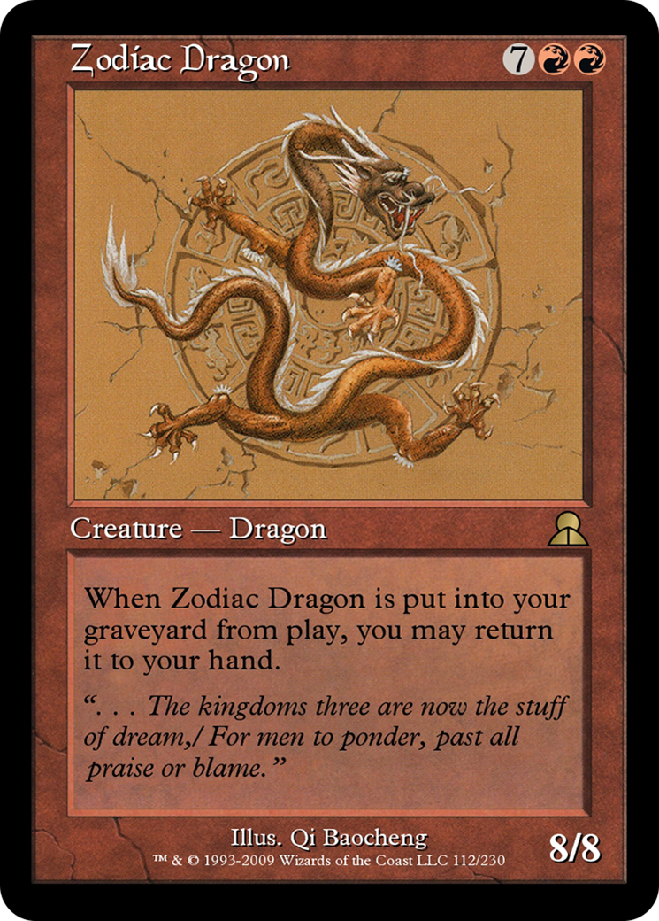 Zodiac Dragon (ME3-112) - Masters Edition III Foil - Premium MTG Single from Wizards of the Coast - Just $0! Shop now at Game Crave Tournament Store