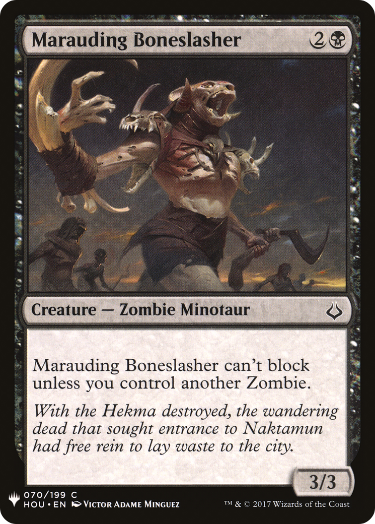Marauding Boneslasher (MB1-705) - Mystery Booster - Premium MTG Single from Wizards of the Coast - Just $0.08! Shop now at Game Crave Tournament Store
