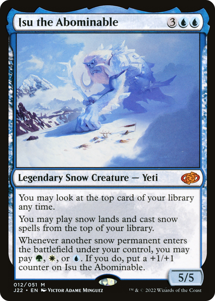 Isu the Abominable (J22-012) - Jumpstart 2022: (snow) - Premium MTG Single from Wizards of the Coast - Just $0.80! Shop now at Game Crave Tournament Store