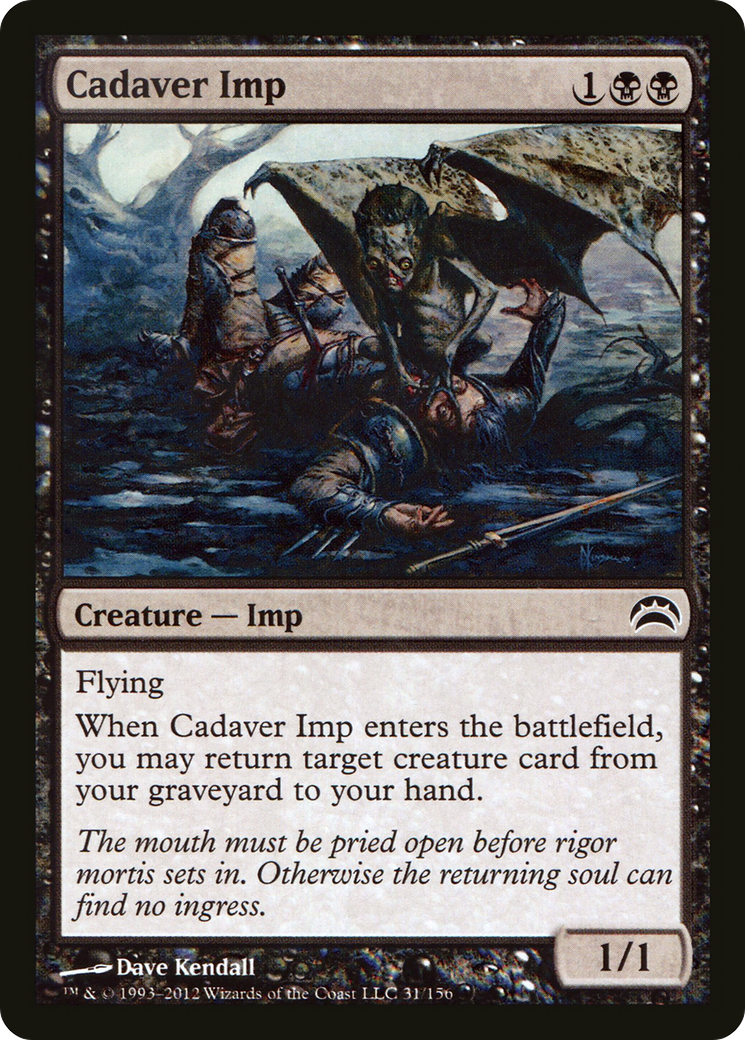 Cadaver Imp (PC2-031) - Planechase 2012 - Premium MTG Single from Wizards of the Coast - Just $1.19! Shop now at Game Crave Tournament Store