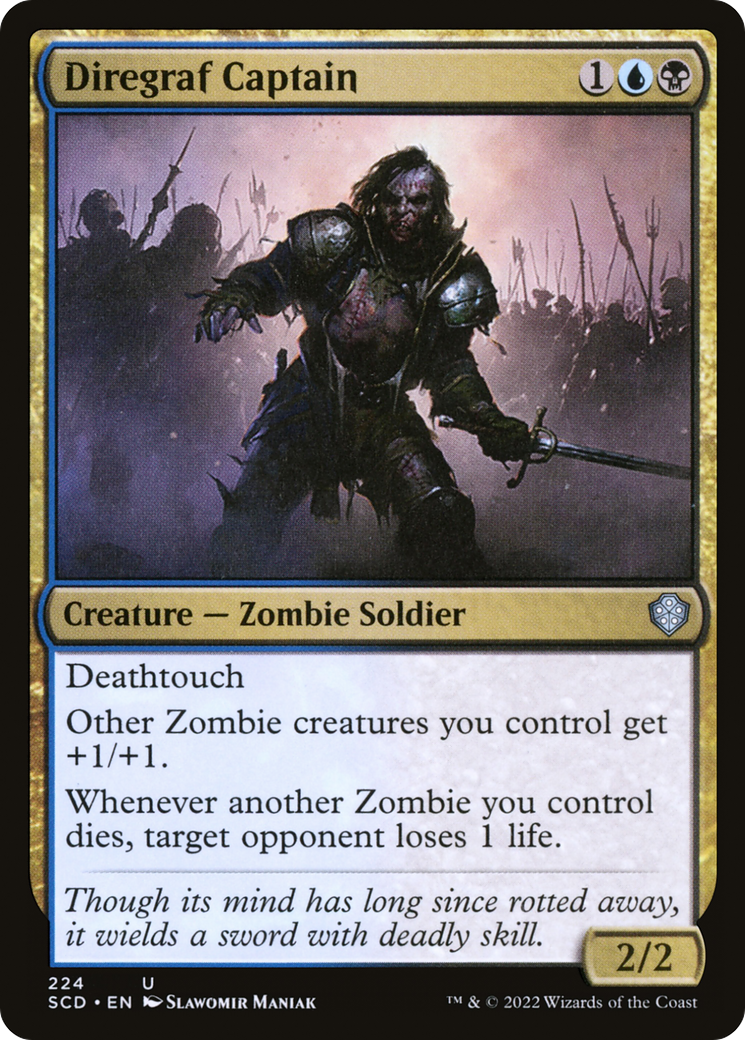 Diregraf Captain (SCD-224) - Starter Commander Decks - Premium MTG Single from Wizards of the Coast - Just $0.32! Shop now at Game Crave Tournament Store