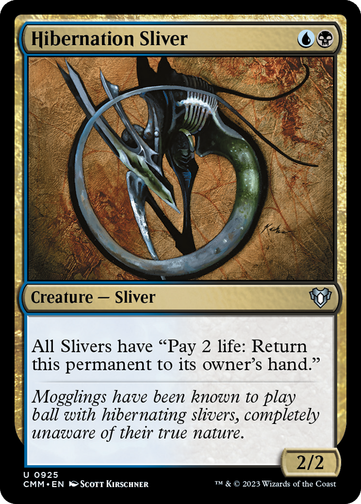 Hibernation Sliver (CMM-925) - Commander Masters - Premium MTG Single from Wizards of the Coast - Just $0.08! Shop now at Game Crave Tournament Store