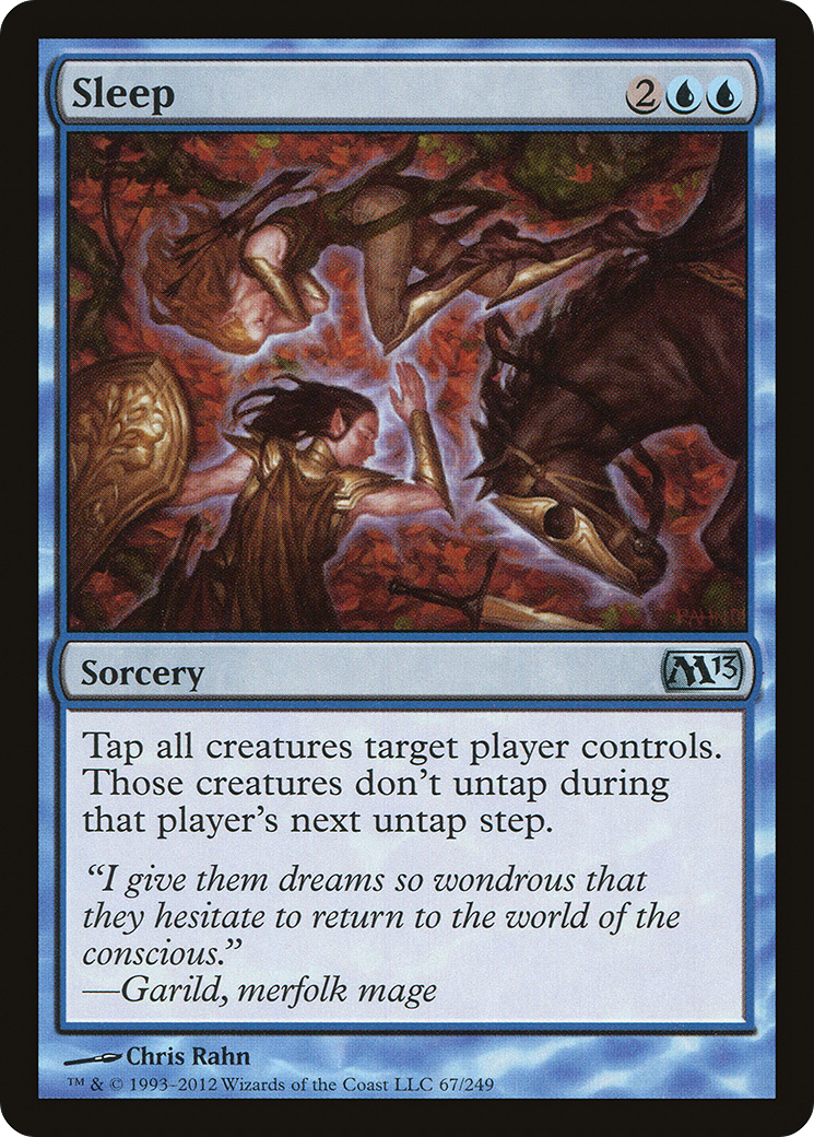 Sleep (M13-067) - Magic 2013 Foil - Premium MTG Single from Wizards of the Coast - Just $0.18! Shop now at Game Crave Tournament Store