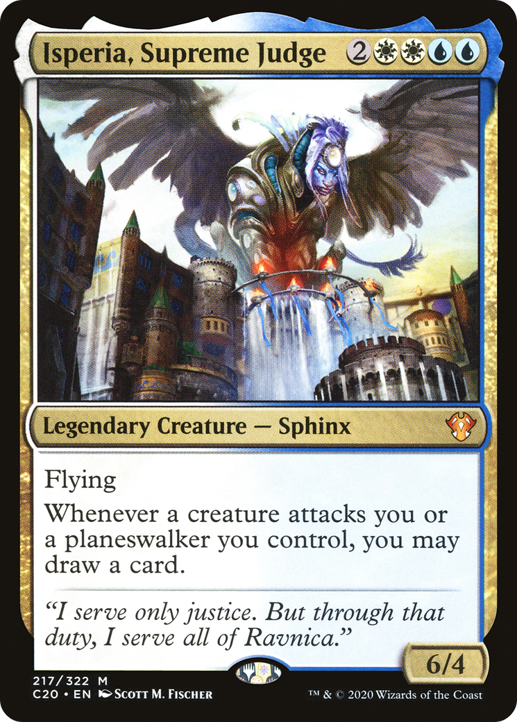 Isperia, Supreme Judge (C20-217) - Commander 2020 - Premium MTG Single from Wizards of the Coast - Just $0.08! Shop now at Game Crave Tournament Store
