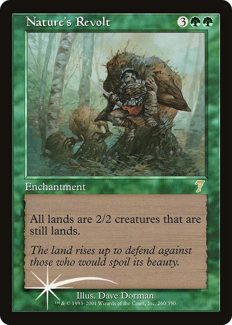 Nature's Revolt (7ED-260★) - Seventh Edition Foil - Premium MTG Single from Wizards of the Coast - Just $79.99! Shop now at Game Crave Tournament Store