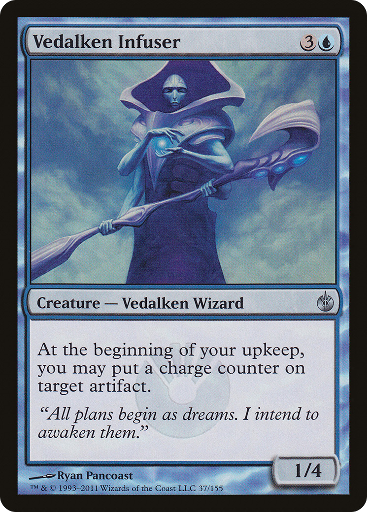 Vedalken Infuser (MBS-037) - Mirrodin Besieged - Premium MTG Single from Wizards of the Coast - Just $0.08! Shop now at Game Crave Tournament Store