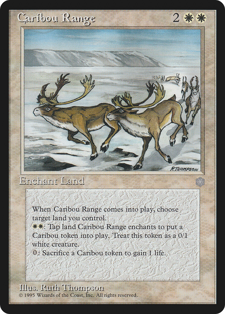 Caribou Range (ICE-011) - Ice Age - Premium MTG Single from Wizards of the Coast - Just $0.29! Shop now at Game Crave Tournament Store