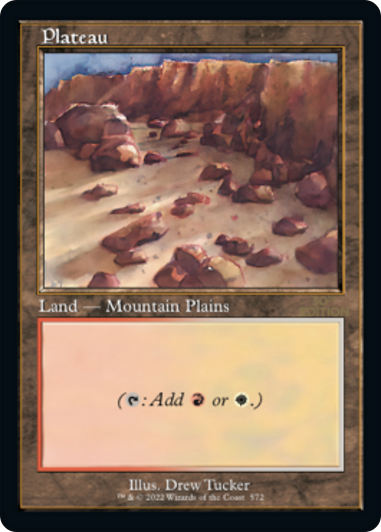 Plateau (30A-572) - 30th Anniversary Edition - Premium MTG Single from Wizards of the Coast - Just $68.64! Shop now at Game Crave Tournament Store