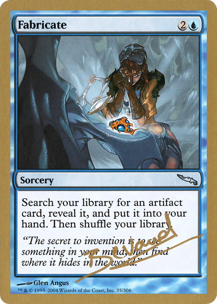 Fabricate (WC04-MB35) - World Championship Decks 2004 - Premium MTG Single from Wizards of the Coast - Just $5.03! Shop now at Game Crave Tournament Store