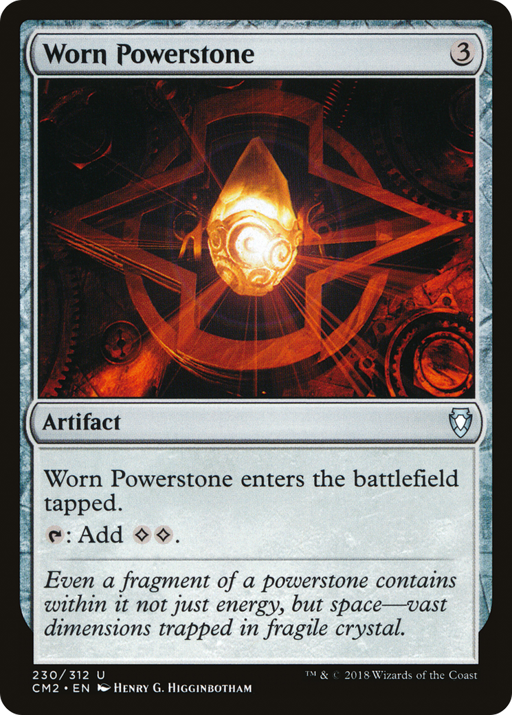 Worn Powerstone (CM2-230) - Commander Anthology Volume II - Premium MTG Single from Wizards of the Coast - Just $0.14! Shop now at Game Crave Tournament Store