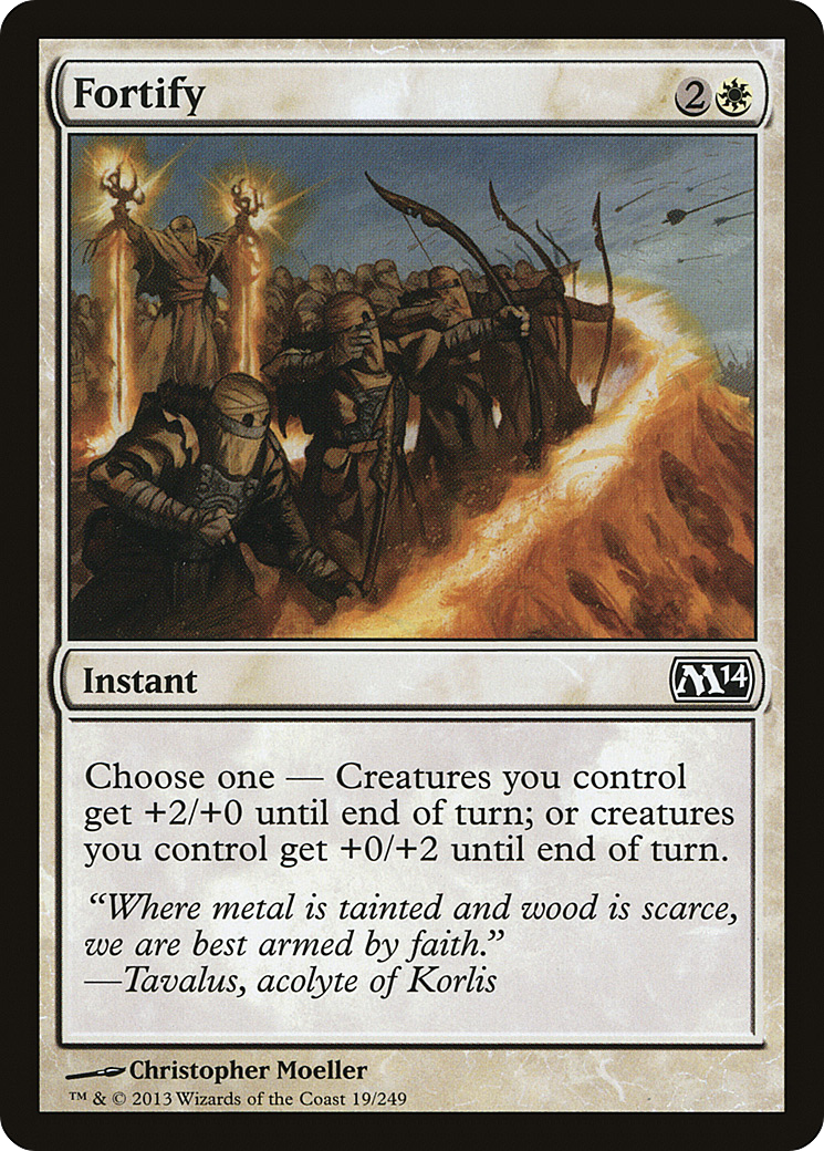 Fortify (M14-019) - Magic 2014 - Premium MTG Single from Wizards of the Coast - Just $0.25! Shop now at Game Crave Tournament Store