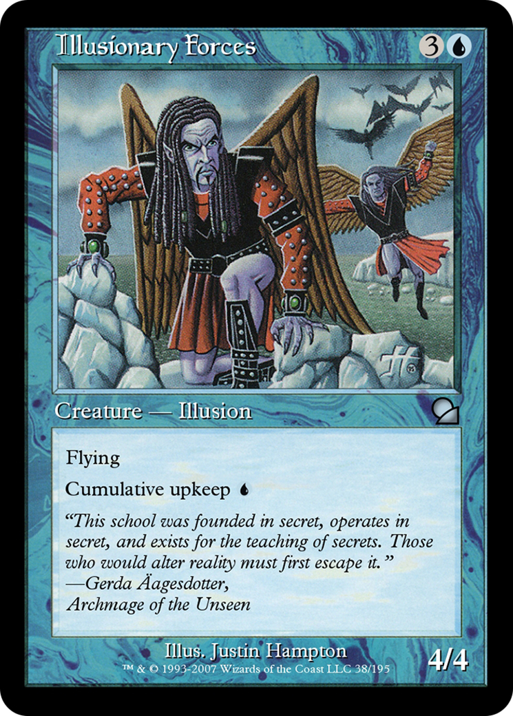 Illusionary Forces (ME1-038) - Masters Edition Foil - Premium MTG Single from Wizards of the Coast - Just $0! Shop now at Game Crave Tournament Store