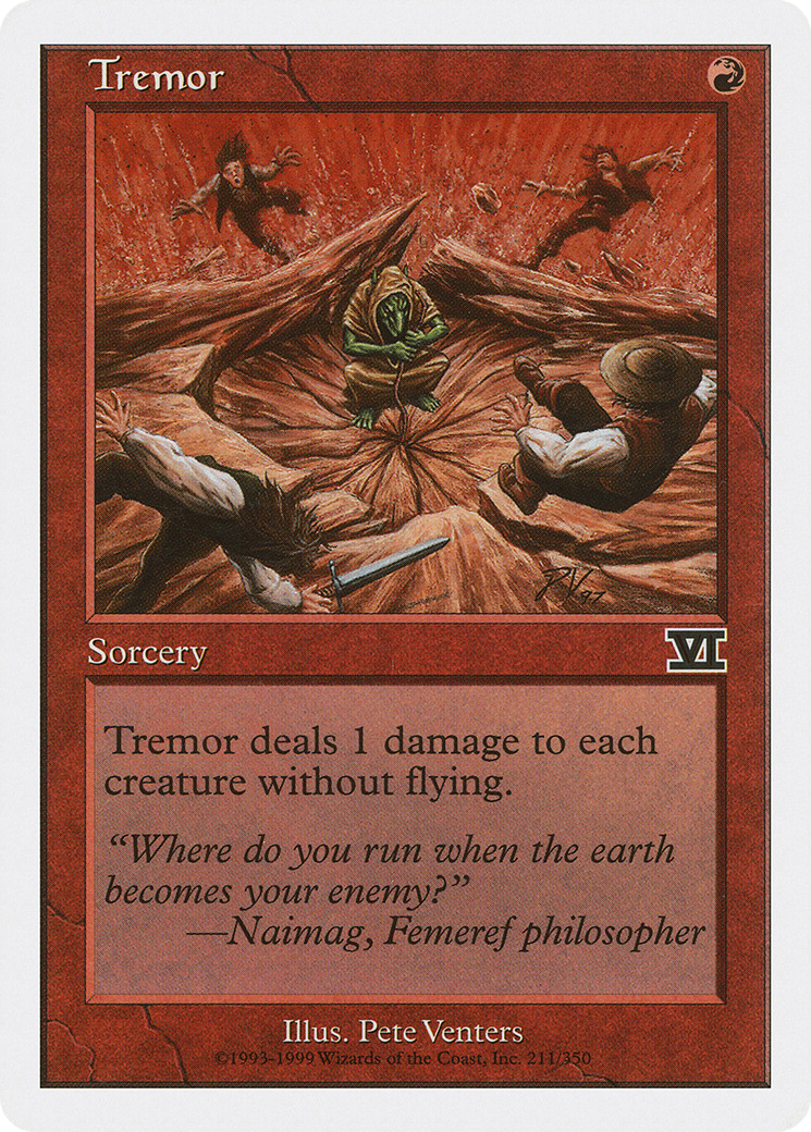 Tremor (6ED-211) - Classic Sixth Edition - Premium MTG Single from Wizards of the Coast - Just $0.25! Shop now at Game Crave Tournament Store