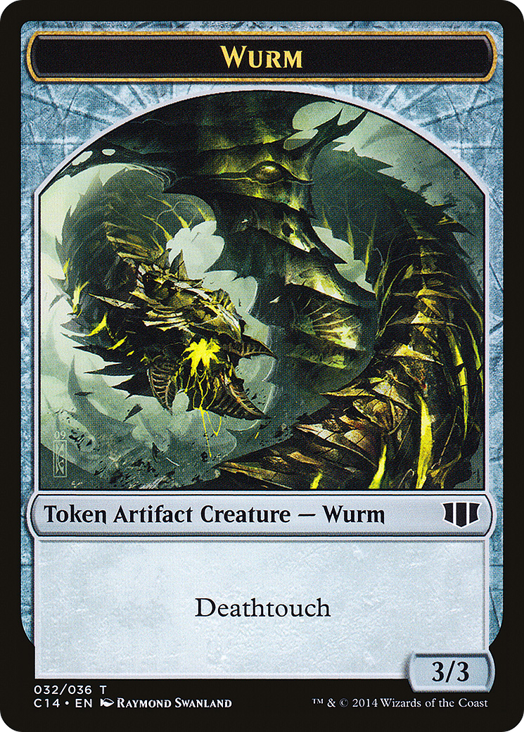Wurm (TC14-032) - Commander 2014 Tokens - Premium MTG Single from Wizards of the Coast - Just $0.79! Shop now at Game Crave Tournament Store