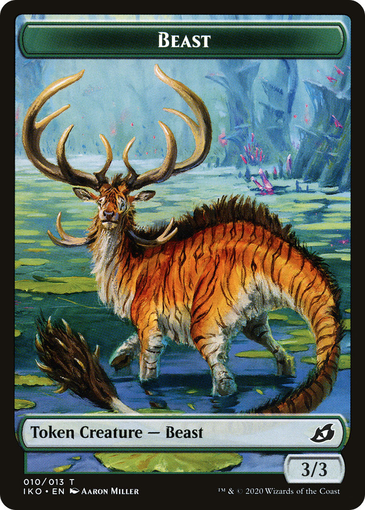 Beast (TIKO-010) - Ikoria: Lair of Behemoths Tokens - Premium MTG Single from Wizards of the Coast - Just $0! Shop now at Game Crave Tournament Store
