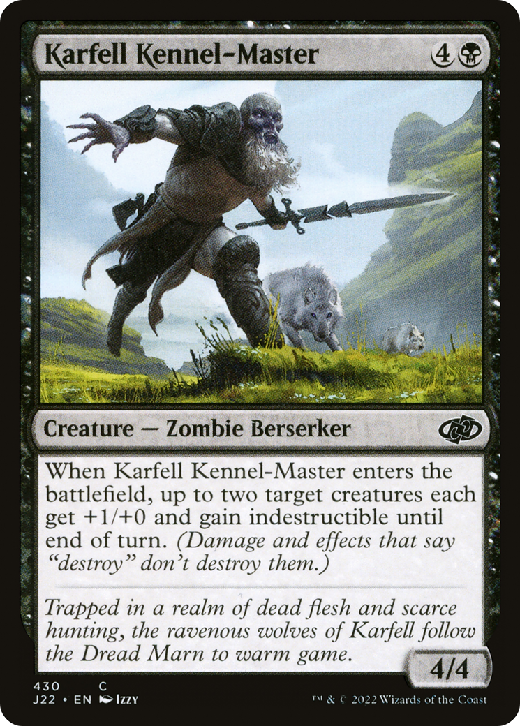Karfell Kennel-Master (J22-430) - Jumpstart 2022 - Premium MTG Single from Wizards of the Coast - Just $0.25! Shop now at Game Crave Tournament Store
