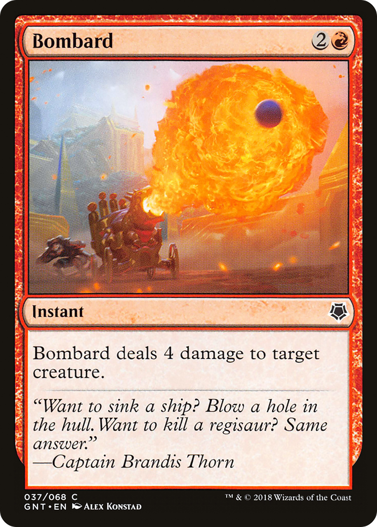 Bombard (GNT-037) - Game Night - Premium MTG Single from Wizards of the Coast - Just $0.08! Shop now at Game Crave Tournament Store