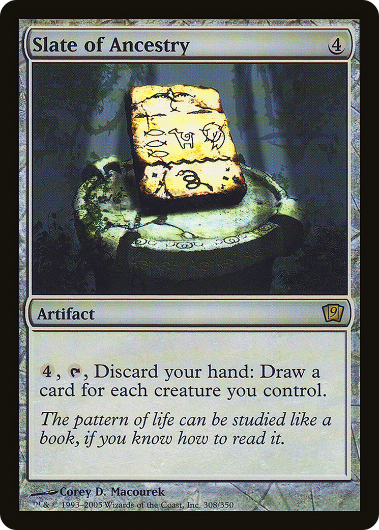 Slate of Ancestry (9ED-308★) - Ninth Edition Foil - Premium MTG Single from Wizards of the Coast - Just $7.38! Shop now at Game Crave Tournament Store