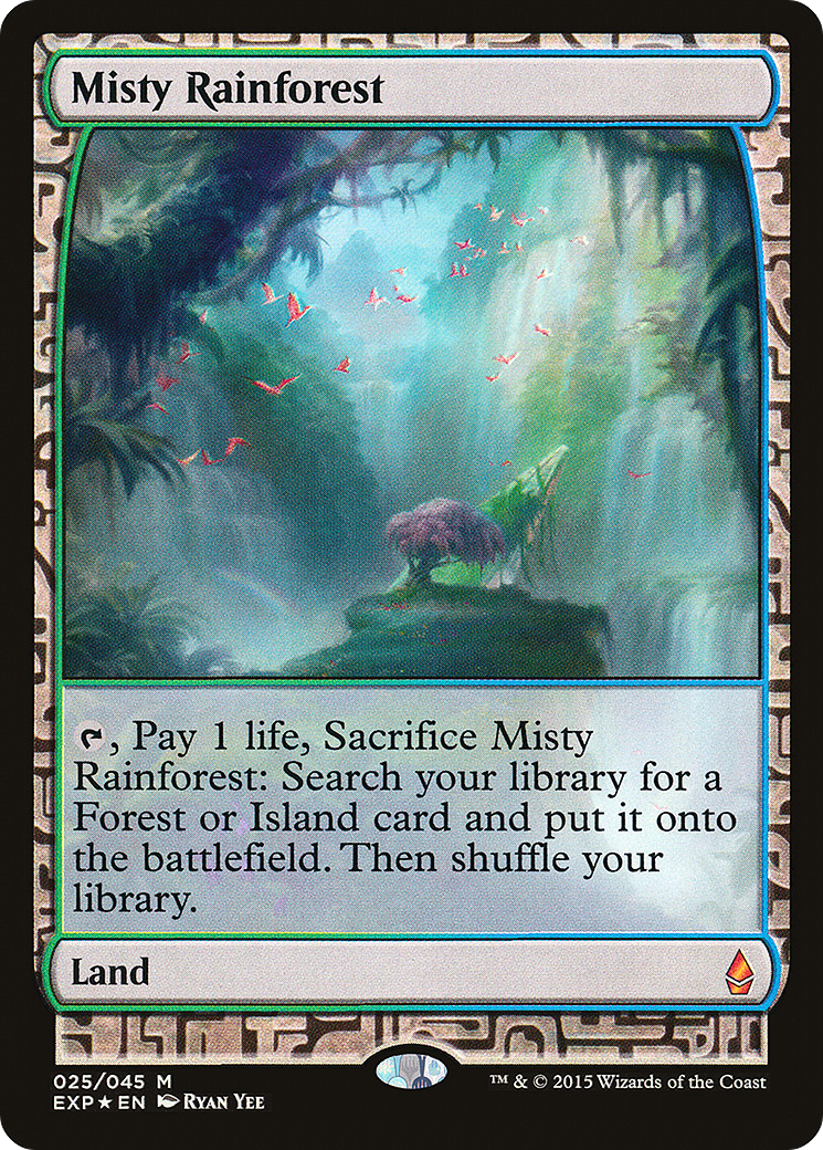 Misty Rainforest (EXP-025) - Zendikar Expeditions Foil - Premium MTG Single from Wizards of the Coast - Just $54.71! Shop now at Game Crave Tournament Store