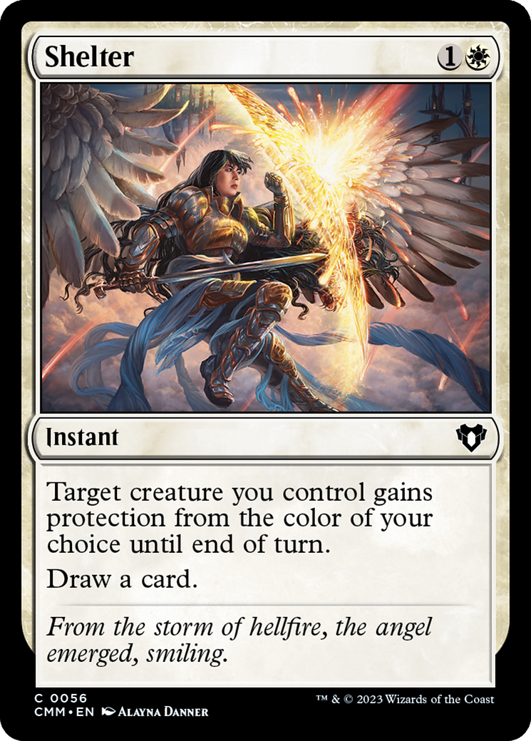 Shelter (CMM-056) - Commander Masters Foil - Premium MTG Single from Wizards of the Coast - Just $0.08! Shop now at Game Crave Tournament Store