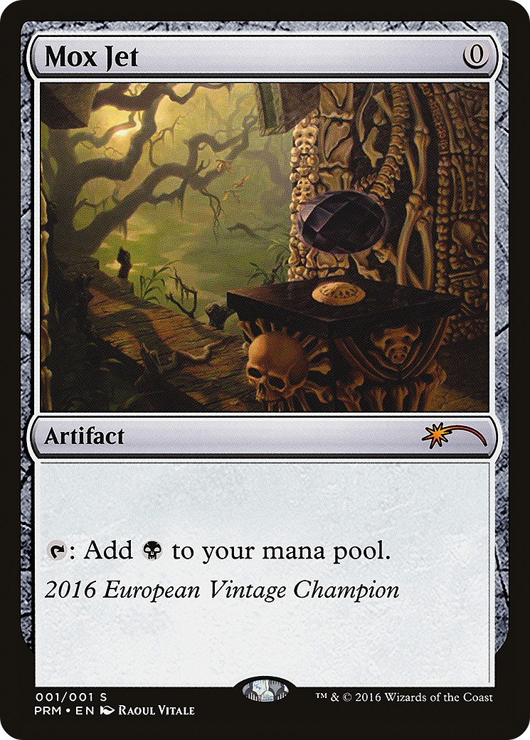 Mox Jet (OVNT-2016EU) - Vintage Championship - Premium MTG Single from Wizards of the Coast - Just $0! Shop now at Game Crave Tournament Store