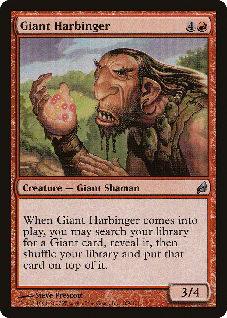 Giant Harbinger (LRW-169) - Lorwyn - Premium MTG Single from Wizards of the Coast - Just $0.08! Shop now at Game Crave Tournament Store