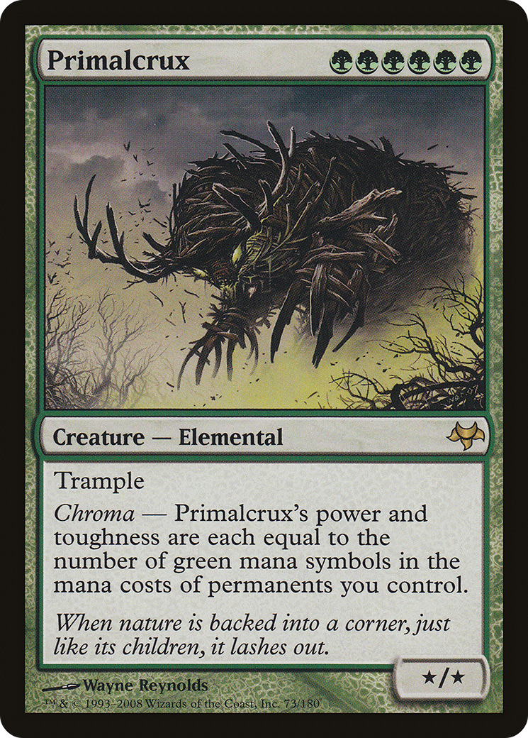 Primalcrux (EVE-073) - Eventide Foil - Premium MTG Single from Wizards of the Coast - Just $7.19! Shop now at Game Crave Tournament Store