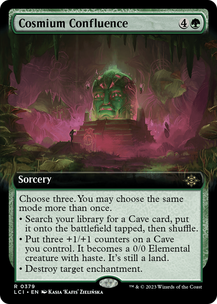 Cosmium Confluence (LCI-379) - The Lost Caverns of Ixalan: (Extended Art) - Premium MTG Single from Wizards of the Coast - Just $0.08! Shop now at Game Crave Tournament Store