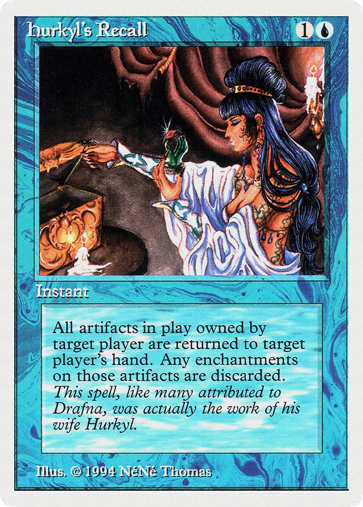 Hurkyl's Recall (SUM-060) - Summer Magic / Edgar - Premium MTG Single from Wizards of the Coast - Just $0.25! Shop now at Game Crave Tournament Store