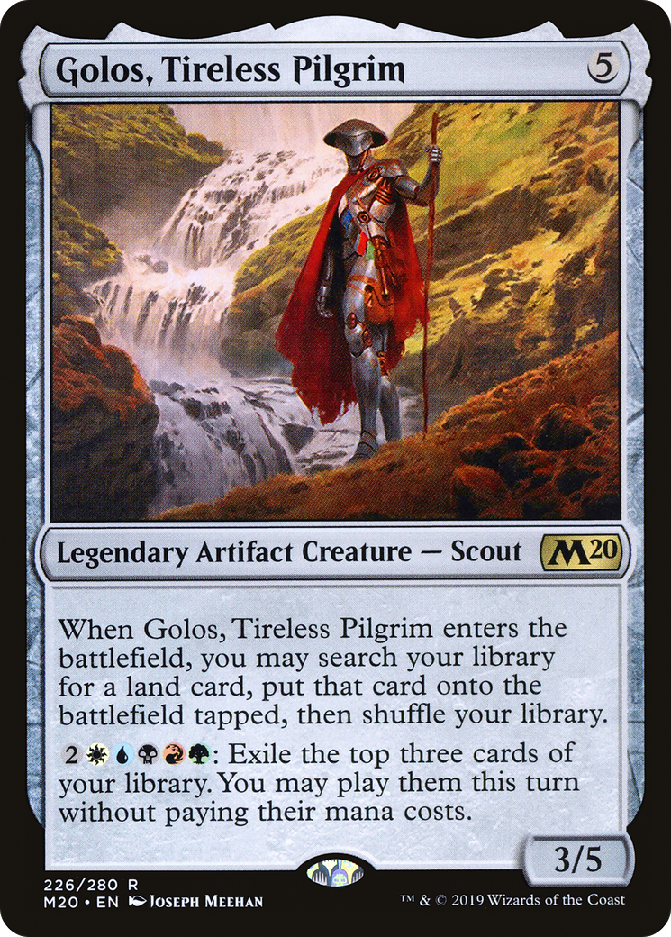 Golos, Tireless Pilgrim (M20-226) - Core Set 2020 - Premium MTG Single from Wizards of the Coast - Just $0.82! Shop now at Game Crave Tournament Store