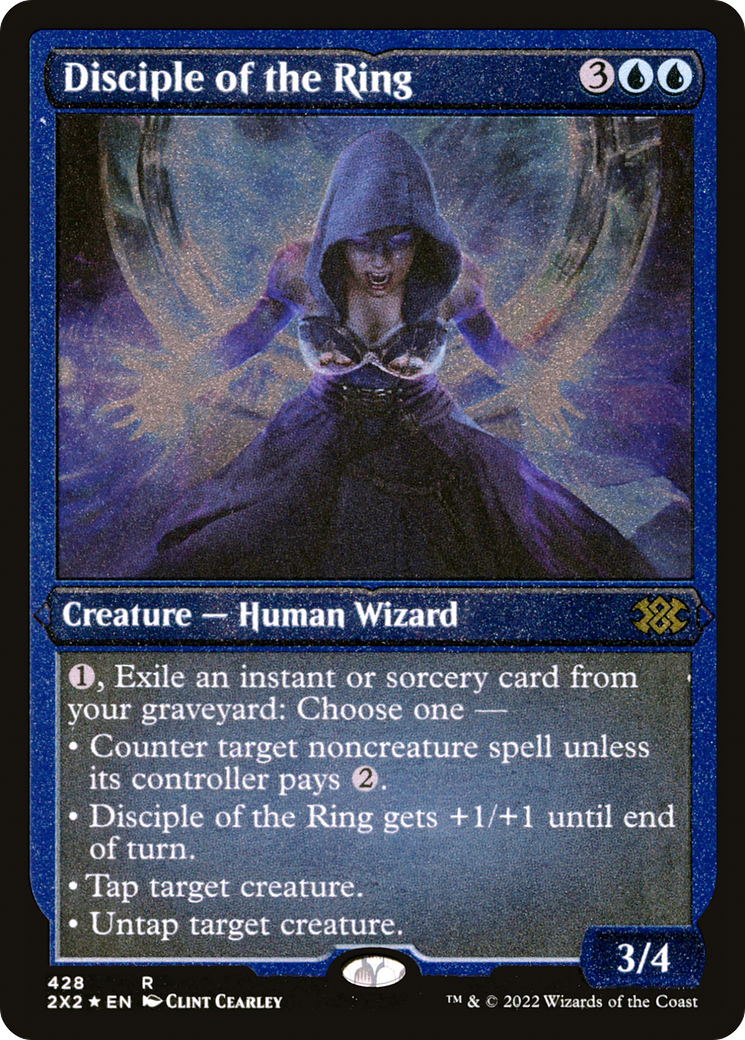 Disciple of the Ring (2X2-428) - Double Masters 2022 Etched Foil - Premium MTG Single from Wizards of the Coast - Just $0.38! Shop now at Game Crave Tournament Store