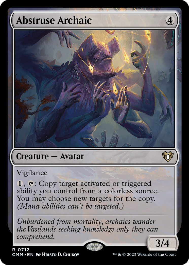 Abstruse Archaic (CMM-712) - Commander Masters - Premium MTG Single from Wizards of the Coast - Just $0.42! Shop now at Game Crave Tournament Store