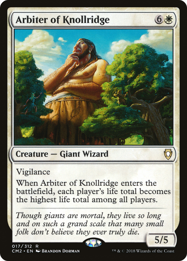 Arbiter of Knollridge (CM2-017) - Commander Anthology Volume II - Premium MTG Single from Wizards of the Coast - Just $0.08! Shop now at Game Crave Tournament Store