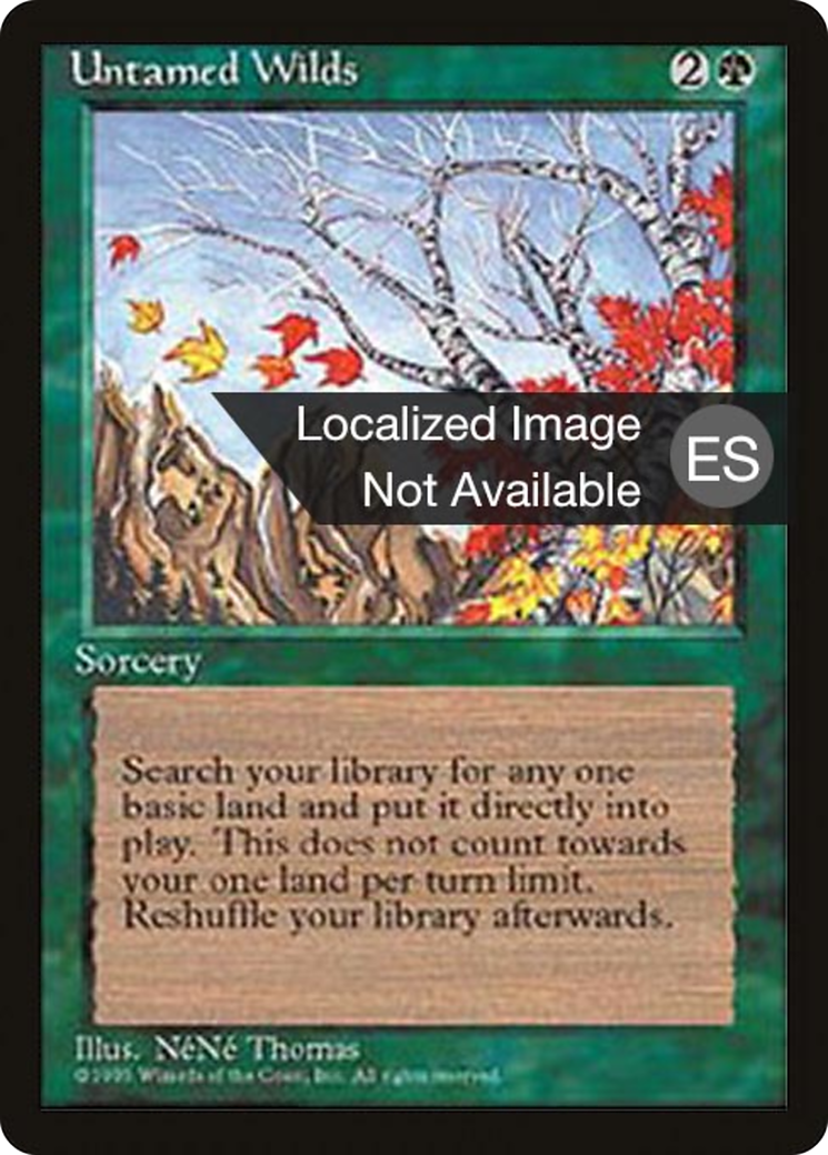 Untamed Wilds (4BB-279) - Fourth Edition Foreign Black Border - Premium MTG Single from Wizards of the Coast - Just $0.12! Shop now at Game Crave Tournament Store