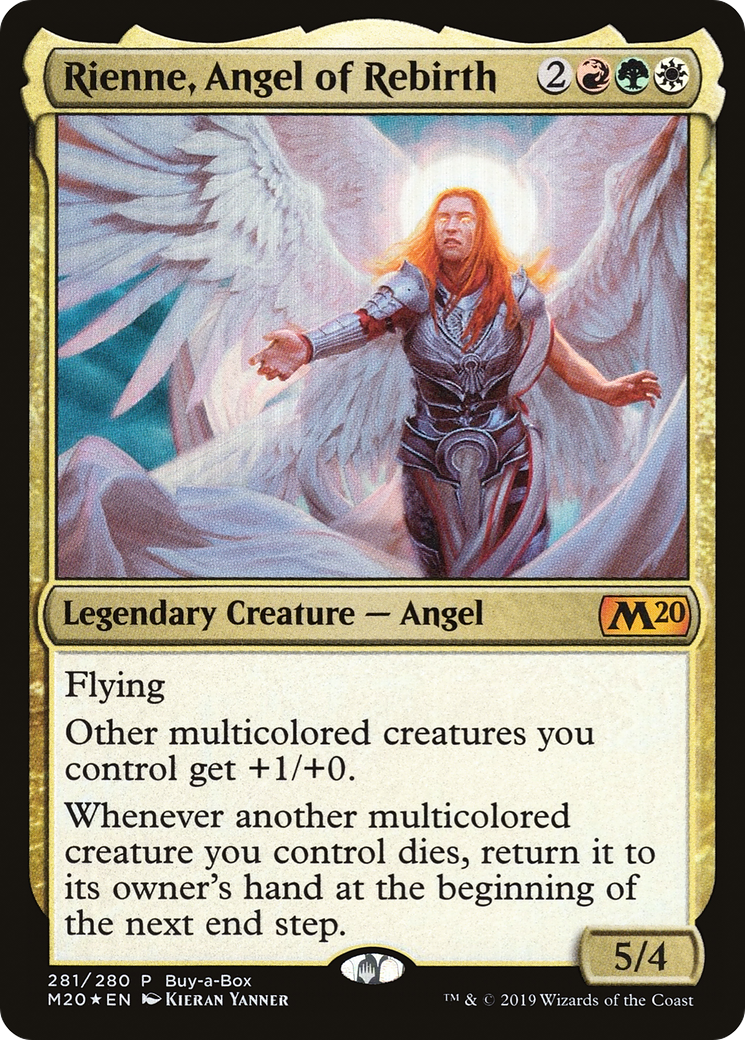 Rienne, Angel of Rebirth (M20-281) - Core Set 2020 Foil - Premium MTG Single from Wizards of the Coast - Just $0.11! Shop now at Game Crave Tournament Store