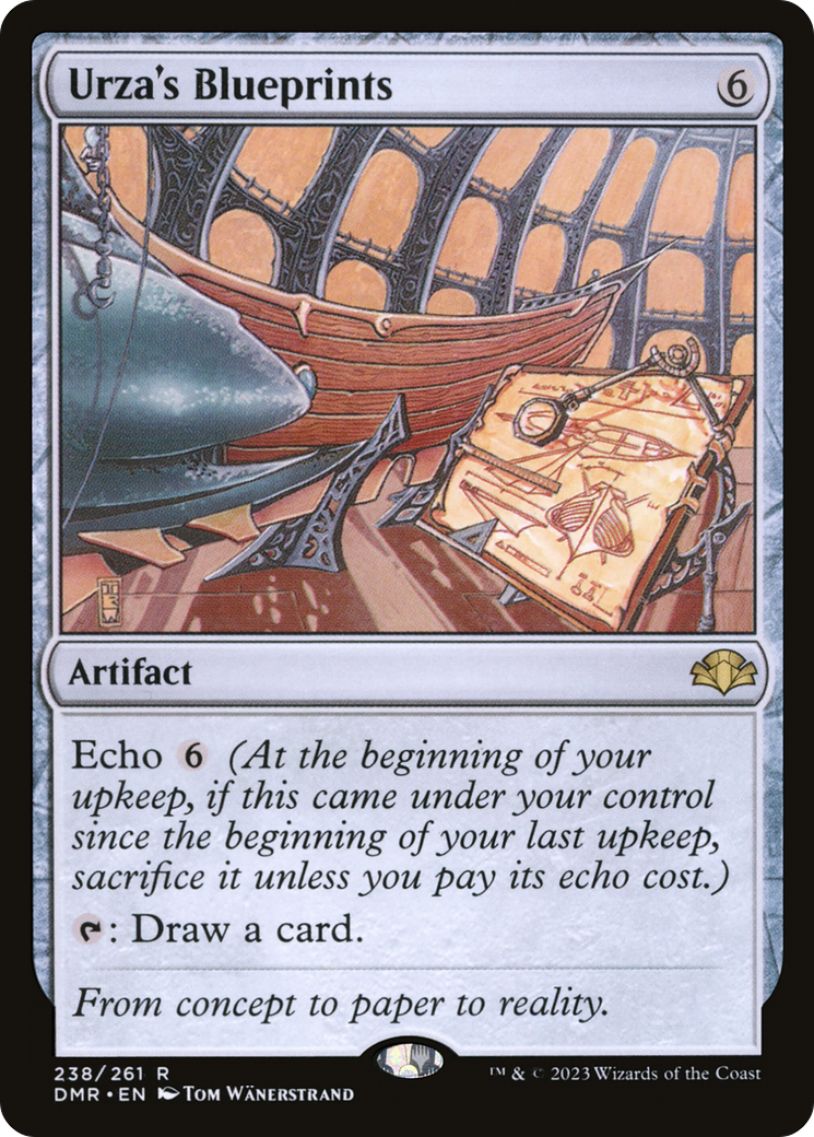 Urza's Blueprints (DMR-238) - Dominaria Remastered Foil - Premium MTG Single from Wizards of the Coast - Just $0.08! Shop now at Game Crave Tournament Store