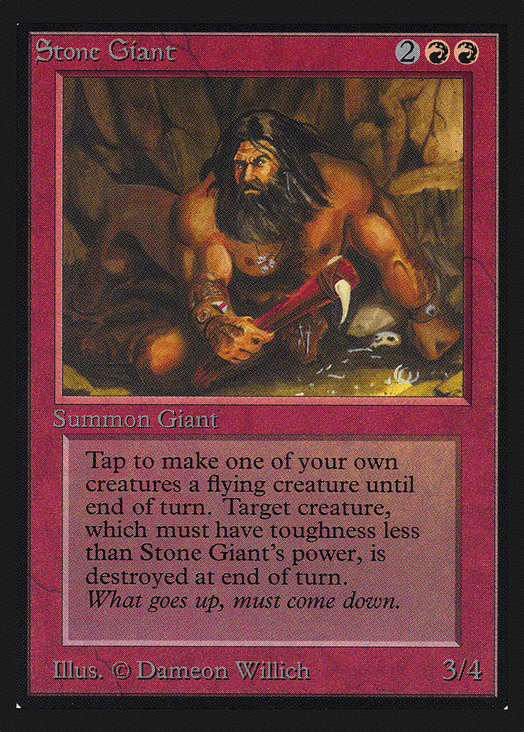 Stone Giant (CEI-177) - Intl. Collectors' Edition - Premium MTG Single from Wizards of the Coast - Just $0.51! Shop now at Game Crave Tournament Store