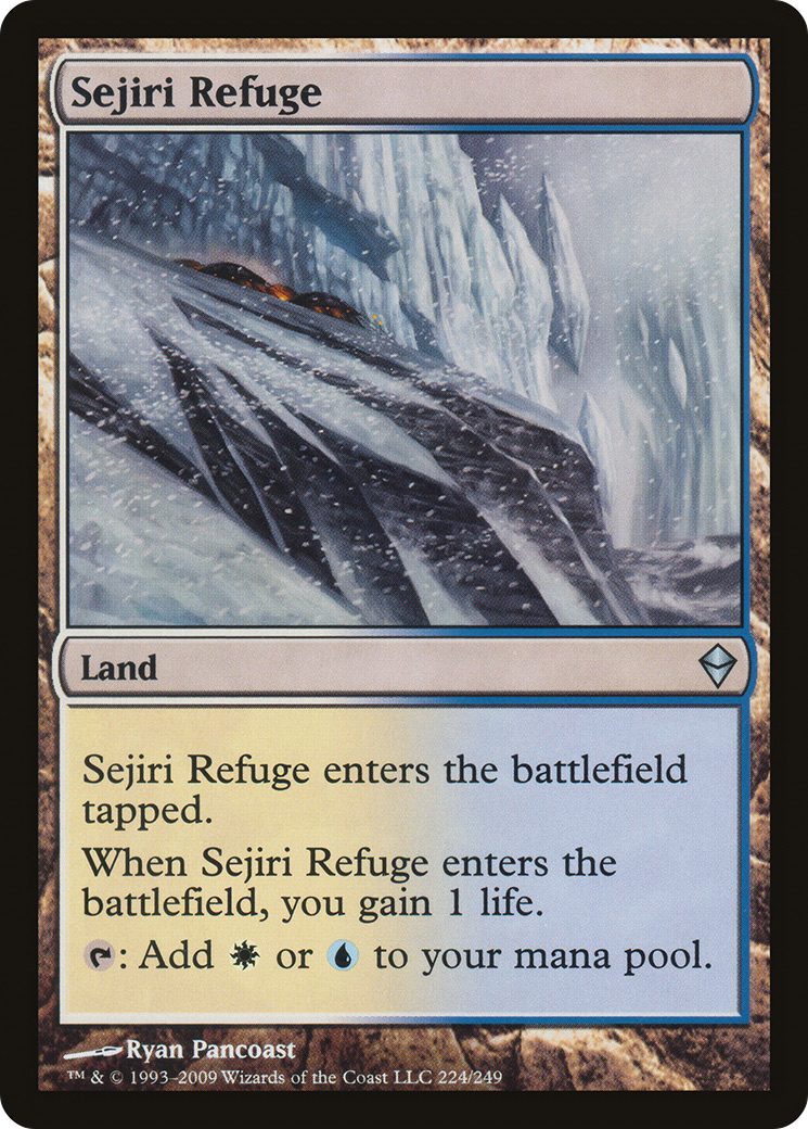 Sejiri Refuge (ZEN-224) - Zendikar - Premium MTG Single from Wizards of the Coast - Just $0.08! Shop now at Game Crave Tournament Store