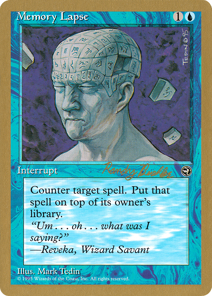 Memory Lapse (WC98-RB32) - World Championship Decks 1998 - Premium MTG Single from Wizards of the Coast - Just $1.12! Shop now at Game Crave Tournament Store